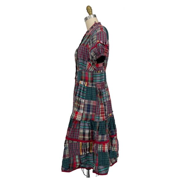 Vintage Marc Jacobs Plaid Patchwork Dress Womens size 6 FW 2005 Runway - Picture 10 of 16